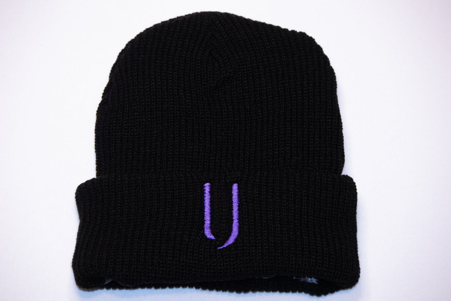 Black Beanie (Charcoal Satin)
