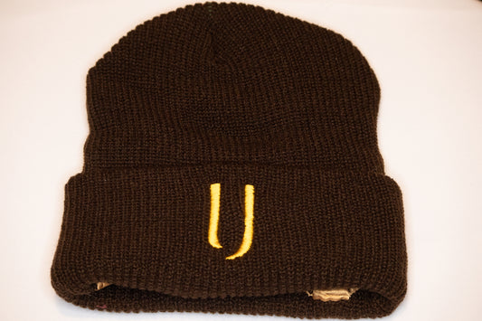 Mocha Beanie (Brown Satin)