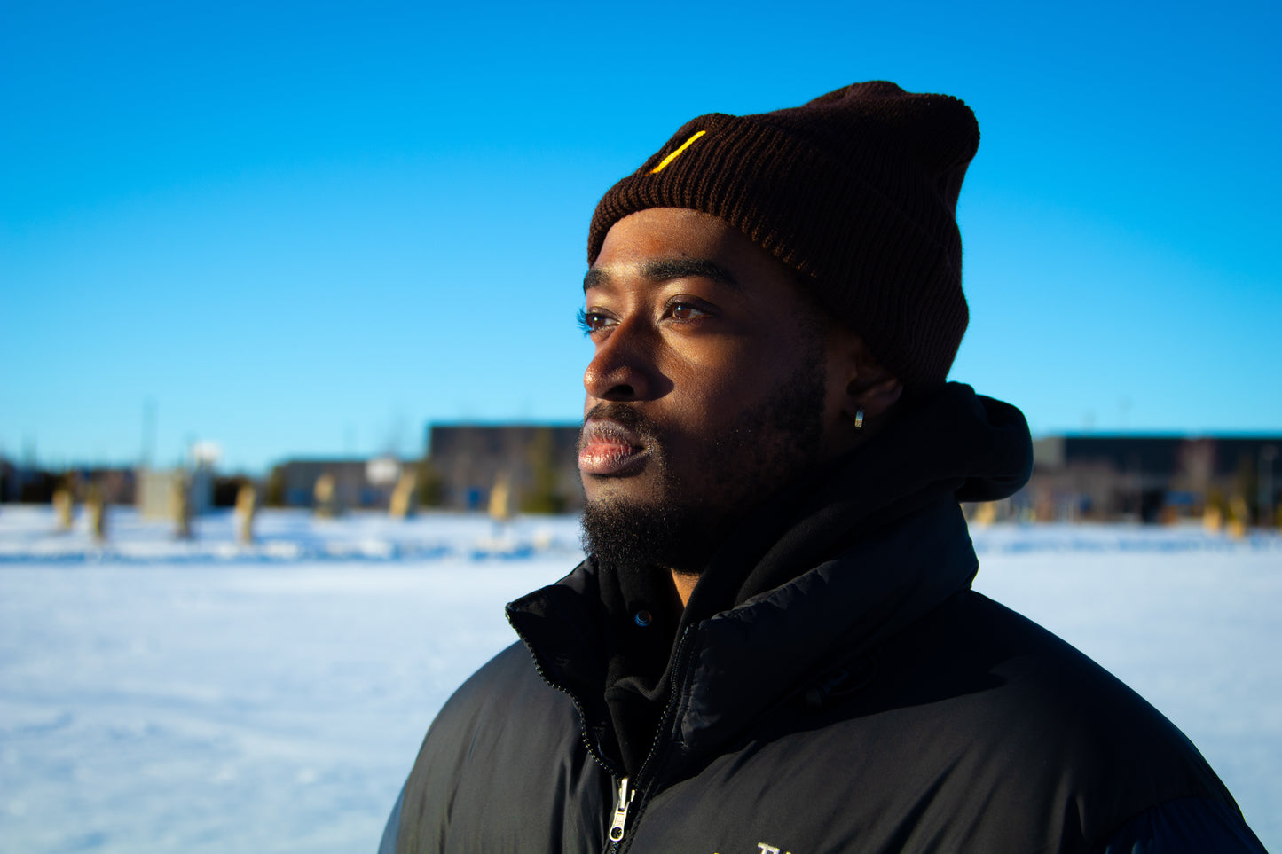 Mocha Beanie (Brown Satin)